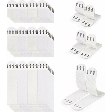 36 Pairs (72 Strips) Picture Hanging Strips No Drilling Photo Hanging Strips Picture Hanging Strips Adhesive Strips No Damage Wall Frame Strips (1/5)