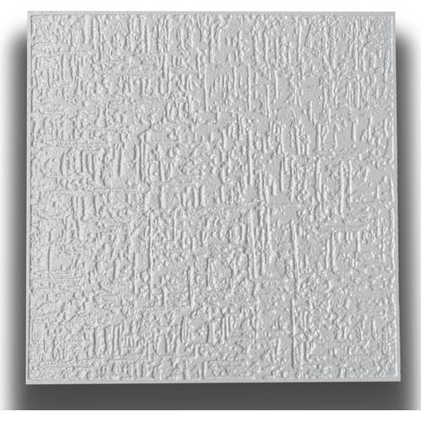 10 o 20mq (40 oppure 80 pezzi) di pannello decorativo a soffitto in polistirene compatto 50x50cm (spess. 1cm) PORTO-Pacco da 10 metri quadrati