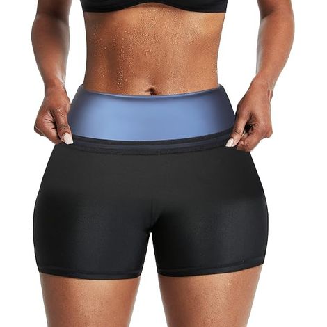 Shorts De Sudation - Leggings De Compression Haute Taille Pour Entraînement En Salle De Sport Et Activités Physiques - 1 Pièce (1/5)