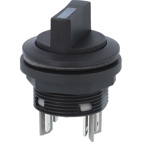 Georg Schlegel Sélecteur lumineux maintenu, 1NC + 1NO éclairée, circulaire, SHORTRON Connecteur plat 2,8 mm x 0,8 mm - 1 Stück (1/2)
