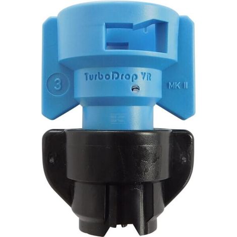 Tobera anti-deriva venturi simple chorro plano TDVR 03 azul pl谩stico Agrotop AGROTOP TDVR3