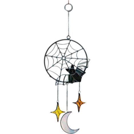 Pendentif Suspendu de Fenêtre Acrylique Gothique pour la Décoration de la Maison d'halloween, Lumineux et coloré, Cadeau Durable et Parfait, 20 35CM (1 pcs) (1/5)
