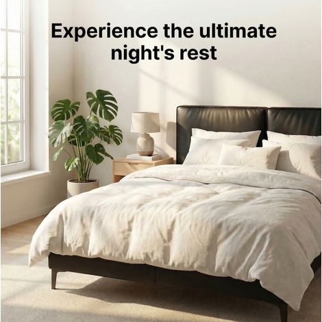 Matelas ressorts ensachés 25 cm mousse blanc OKMYHOME (1/5)