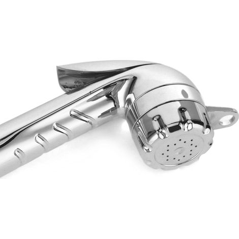 Le camping-car est livré avec une pomme de douche à connexion rapide et un tuyau en acier inoxydable de 1,5 mètre avec un raccord fileté de 1/2 pouce (pomme de douche + tuyau de 1,5 m). (1/5)