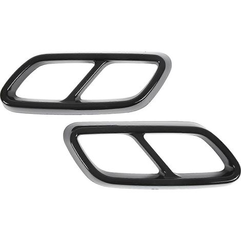 Paire de sorties d'échappement arrière en acier inoxydable, embouts de silencieux chromés pour Mercedes-Benz Classe C W206 2021 et modèles ultérieurs.