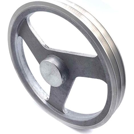 Poulie trapézoïdale aluminium moyeu plein SPA280/2ALU