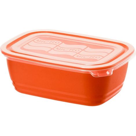 Boîte micro-ondes Rotho ECO 1L Papaye Rouge