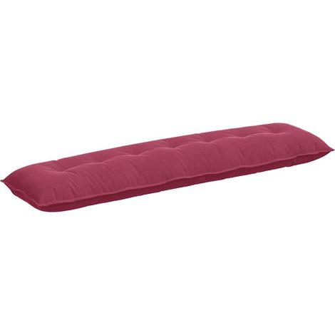 Back Pillow Wine Red 200 x 50 cm Corduroy Fabric vidaXL