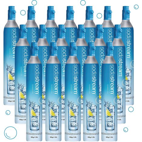 Set mit 18 60-l-co2-gas-nachfüllflaschen für vergaser - Sodastream - 18 X CYLINDRE GAZ