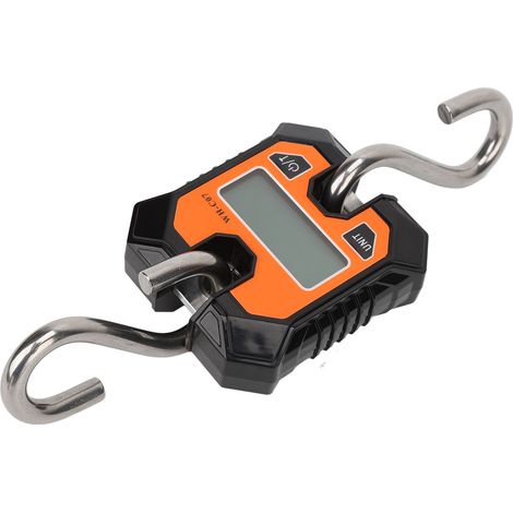 Balance de pêche numérique multifonction portable de 0,2 kg à 100 kg avec écran LCD rétroéclairé (1/5)