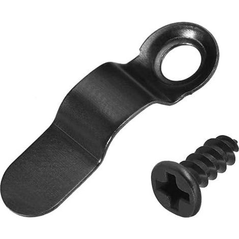 Bouton tournant en métal en forme de nœud avec vis pour accrocher une photo 9/10" 9/10" - 30 Pcs noir (1/3)