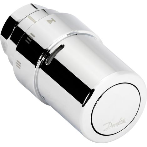Tête thermostatique RAX-K chromé pour corps M30x1,5 - Danfoss 013G6180 (1/5)