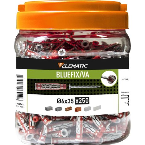Elematic Tassello Bluefix Va 6X35 Barattolo 250 Pz (1/2)
