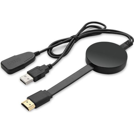 Adaptateur Sans Fil Pour Affichage Écran - Airplay Miracast - Compatible iOS Android - Sortie HDMI - Pour TV Moniteur Projecteur - 1 Pièce (1/5)