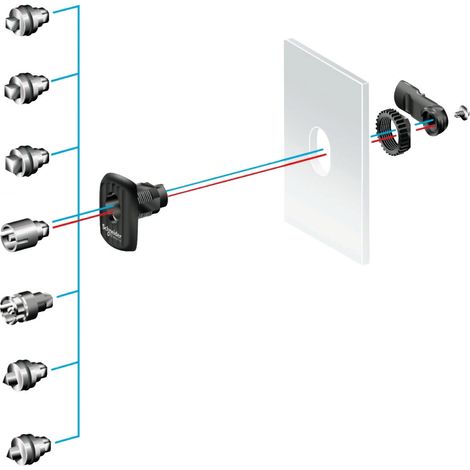 insert triangle 8 mm - spacial s3d - schneider electric nsyaedlt8s3d