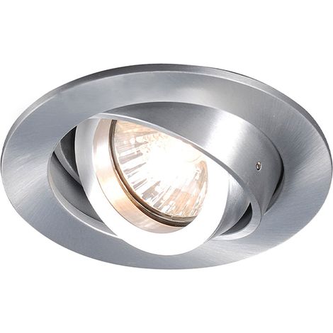 QAZQA Moderner Einbaustrahler dreh- und schwenkbar GU10 50mm -