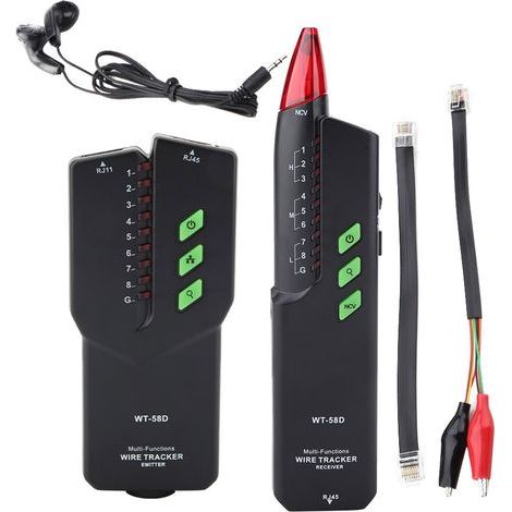 MESTEK WT-58D Netzwerkkabeltester, Telefonleitungsdetektor, tragbarer Leitungsverfolger (1/5)