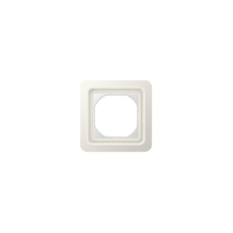 Jung Telaio 90 x 90 mm, completo di flangia di tenuta (IP44) 1fach, CD 500, IP 44, Termoplast, bianco, montaggio verticale e orizzontale CD 681 WU W