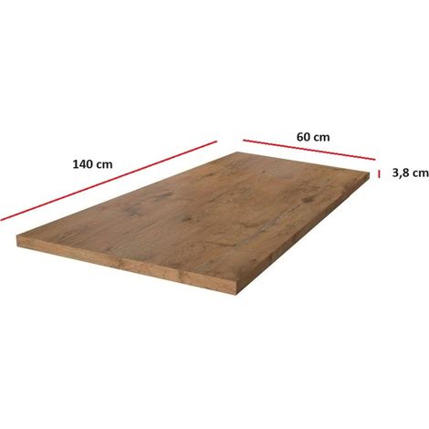 Arbeitsplatte 140 cm 38 mm Küchenzeile Küchenblock Eiche Lancelot Küche Vigo (1/2)