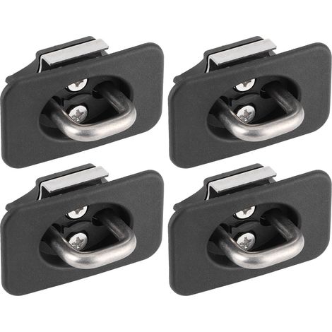 4pcs Crochets d'ancrage extensibles pour Ford F-150 1998-2014, capacité 454kg, anneaux de fixation robustes, kit de sangles de serrage, charge 1000lbs, accessoires de remorquage (1/5)