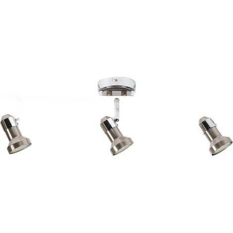 Barra faretti soffitto Candellux ARKON 3xGU10 orientabili cromo (1/3)