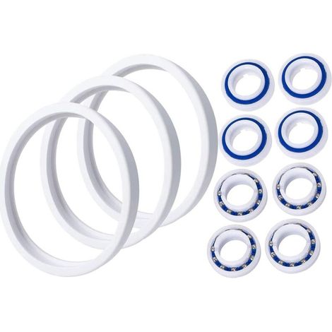 C10 Pneu Adaptable Compatible avec Polaris 180 280 360 380 Robot Nettoyeur de Piscine avec Roulements à Billes C60 Adaptables Google (1/5)