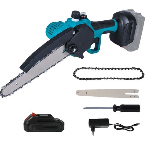 Sierra eléctrica inalámbrica, mango ergonómico, 1 batería, 1 enchufe europeo. (1/2)