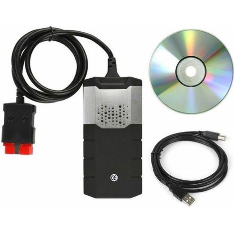 Vci Vd Ds150E Cdp Pro pour Delphis 2016.R0 avec Bluetooth Ds et Keygen Obd2 Outil de Diagnostic Activateur Scanner Noir