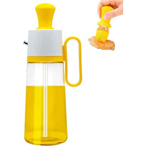 Distributeur d'huile d'olive avec brosse en silicone (1/5)