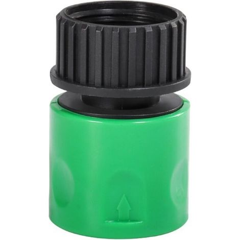 Quick-connect hose fitting, quick-disconnect water hose connector, hose connector, flexible water hose fittings (2 pieces) (1/4)