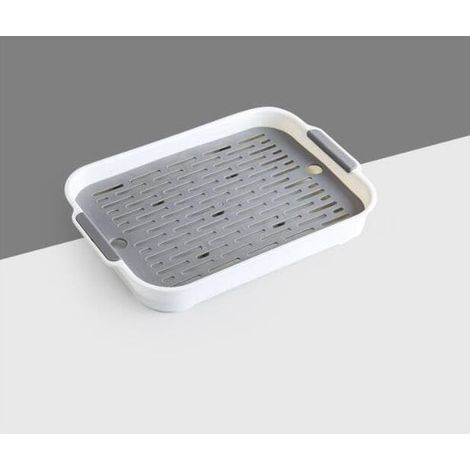 Toilette pour Petit Animal - Pot D'entraînement pour Lapin - Bac Litière de Petite Taille (Blanc Cassé) (1/5)