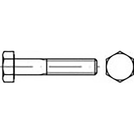 [NEUWERTIG] B-Ware TOOLCRAFT Sechskantschraube Schraube M12 Feingewinde 65mm Stahl DIN960 50St (1/2)
