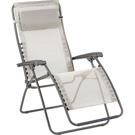 Zero-Gravity-Relaxliege-Garten  - Rsxa Clip - Batyline® Iso - Beige Seigle - Lafuma Mobilier