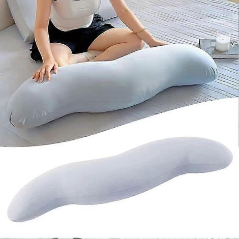 Oreiller de corps entier pour dormeurs sur le côté – Soutien ergonomique en mousse à mémoire de forme pour douleurs dorsales et grossesse, effet rafraîchissant, lavable en machine (1/5)