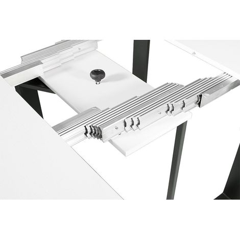 Consolle Allungabile in Legno e Ferro H77x40x90/300cm Itamoby Tecno Bianco Frassino Classica