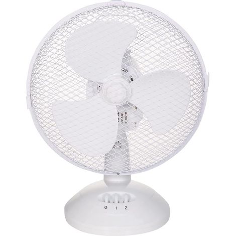 Russell Hobbs Rhpdf0921 Ventilateur De Bureau Portable 22.9 Cm, 2 Vitesses, Oscillation Grand Angle, Fonctionnement Silencieux, La Chambre Ou Le Bureau