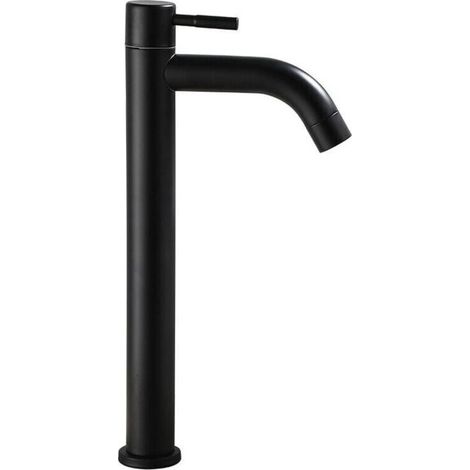 Robinet de salle de bain - Robinet de salle de bain - froid seul,noir (1/4)