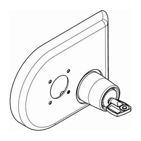 BTIM7R11 Cerradura de llave Ronis para controles giratorios