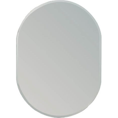 Showerdrape Lincoln Small Oval Wall Mounted 60 x 45cm Bathroom Mirror (1/4)