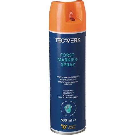 Forstmarkierspray neonorange 500ml Spraydose TECWERK