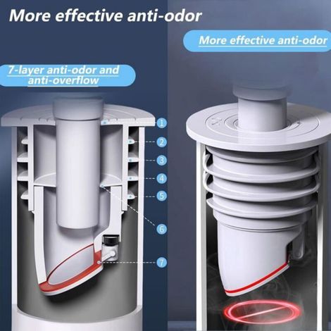 Joint De Tuyau - Silicone Haute Qualité - Pour Machine À Laver Évier Piscine - Diamètre 45 À 50 Mm - 2 Pièces (1/5)