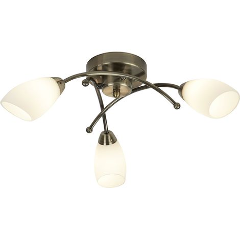 Plafoniera Contemporanea Lyric Music Acciaio Adjustable Vetro 3 Luci G9 (1/5)