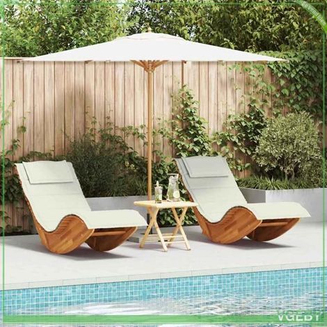 Transat - 3329134 - Bois d'acacia massif - 2 places - Dossier inclinable (1/5)