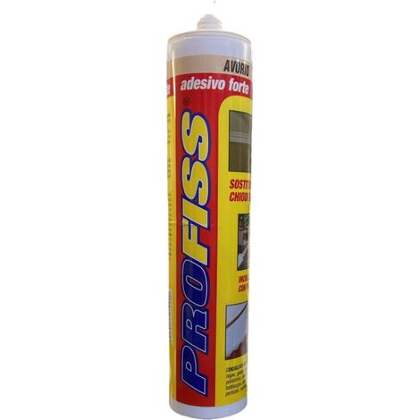 Profiss adesivo a base acrilica con presa iniziale forte avorio ml 310