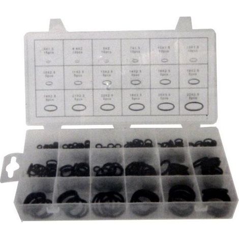 Assortiment de joints toriques Aglaia 125 pièces 09451-Agl