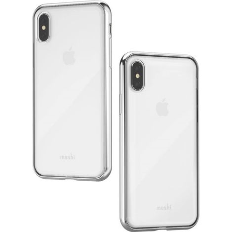 Vitros para iPhone XS / X - Funda protectora ultradelgada - Jet Silver (1/5)