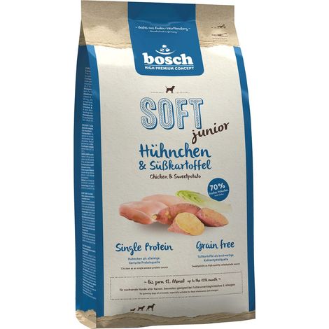 Bosch Hundetrockenfutter Junior Soft 2,5 kg Hühnchen & Süßkartoffel Trockenfutter (1/2)