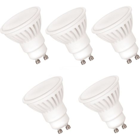 Lot de 5 Ampoules LED GU10,10W, 920lm, blanc chaud 3000K