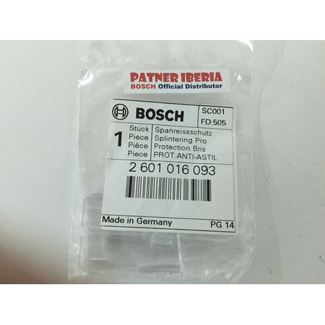 Pièce de rechange d’origine BOSCH 2601016093  Modèle de protection contre les éclats GST