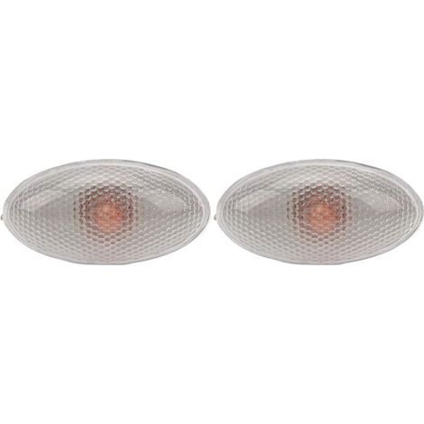 Jeffergarden Aramox Paquet de 2 Feux de Position Latéraux LED, Lampes Indicateurs Lumineuses de Remplacement pour 206 407 607 pour éclairage de Signalisation Latéral de Voiture